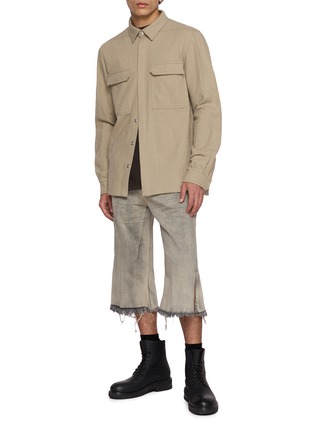 Figure View - Click To Enlarge - RICK OWENS  - Utility Pocket Outershirt