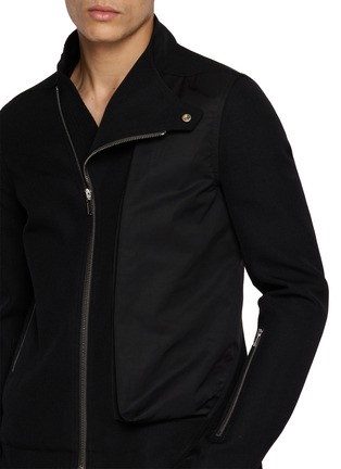 - RICK OWENS  - Panelled Asymmetric Zip Jacket