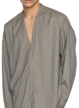  - RICK OWENS  - Lido Larry Wool Shirt