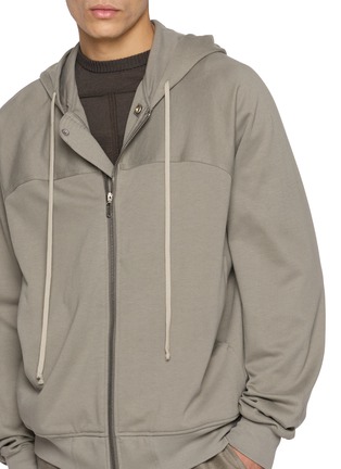  - RICK OWENS  - Cotton Windbreaker Zip Up Hoodie