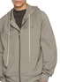  - RICK OWENS  - Cotton Windbreaker Zip Up Hoodie