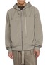 RICK OWENS  Cotton Windbreaker Zip Up Hoodie