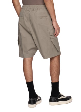 Back View - Click To Enlarge - RICK OWENS  - Cargobela Cotton Cargo Shorts