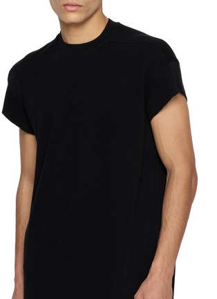  - RICK OWENS  - Rick S Jumbo Wool Silk T-shirt