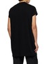 Back View - Click To Enlarge - RICK OWENS  - Rick S Jumbo Wool Silk T-shirt