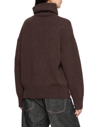 Back View - Click To Enlarge - NACKIYÉ - Mixtape High Neck Knit Sweater
