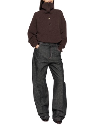 Figure View - Click To Enlarge - NACKIYÉ - Mixtape High Neck Knit Sweater