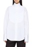 NACKIYÉ Tux Pleated Oversized Shirt