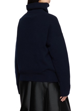 Back View - Click To Enlarge - NACKIYÉ - Mixtape High Neck Knit Sweater