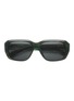 A. SOCIETY Aberdeen Acetate Rectangular Sunglasses