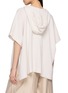 Back View - Click To Enlarge - PESERICO - Kimono Hooded V-Neck Jacket