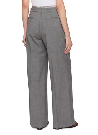 Back View - Click To Enlarge - PESERICO - Belted Palazzo Pants