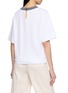 Back View - Click To Enlarge - PESERICO - Contrast Trim Crewneck T-Shirt