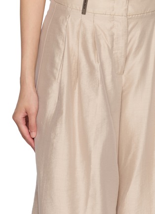  - PESERICO - Semi Gloss Wide Leg Pants