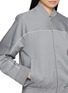  - PESERICO - Bi-Material Knitted Bomber Collar Jacket