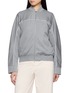 PESERICO Bi-Material Knitted Bomber Collar Jacket
