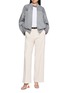 Figure View - Click To Enlarge - PESERICO - Wide Leg Pants