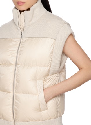  - PESERICO - Bi-Material Heavy Down Waistcoat