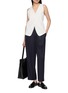 Figure View - Click To Enlarge - PESERICO - Elasticated Pleated Pants