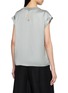 Back View - Click To Enlarge - PESERICO - Round Neck Satin Top
