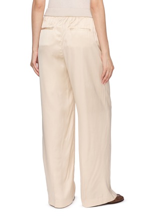 Back View - Click To Enlarge - PESERICO - Elasticated Drawstring Waistband Pants