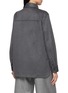 Back View - Click To Enlarge - PESERICO - Embellished Pocket Overshirt Jacket