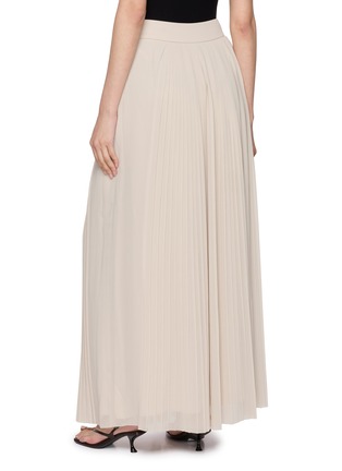 Back View - Click To Enlarge - PESERICO - Pleated Maxi Skirt