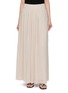 PESERICO Pleated Maxi Skirt
