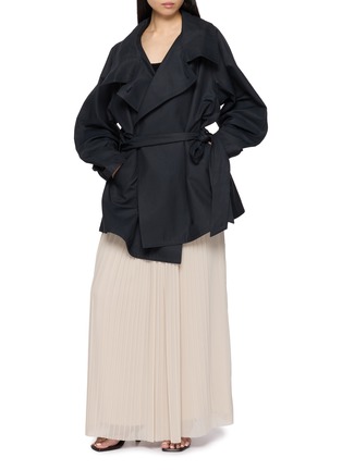 Figure View - Click To Enlarge - PESERICO - Pleated Maxi Skirt