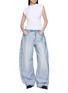Figure View - Click To Enlarge - ALEXANDERWANG - Inverted Blow Up Jeans