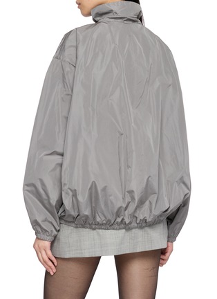 Back View - Click To Enlarge - ALEXANDERWANG - Oversized Gathered Neck Track Jacket