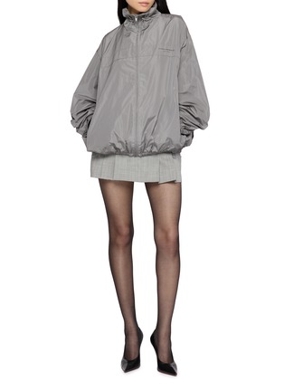 Figure View - Click To Enlarge - ALEXANDERWANG - Oversized Gathered Neck Track Jacket
