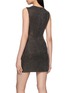 Back View - Click To Enlarge - ALEXANDERWANG - Sleeveless Crystal Embellished Mini Dress