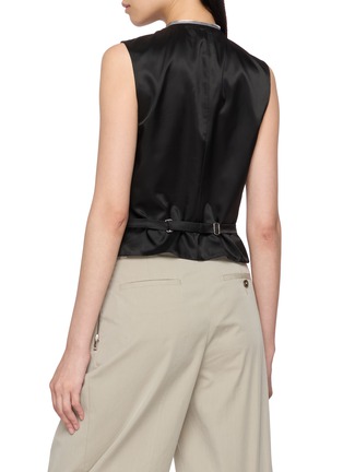 Back View - Click To Enlarge - ALEXANDERWANG - Continuous Zip Tailored Vest