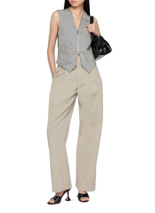 Figure View - Click To Enlarge - ALEXANDERWANG - Continuous Zip Tailored Vest
