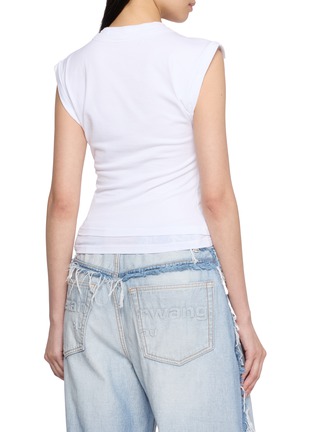 Back View - Click To Enlarge - ALEXANDERWANG - Twisted Bust Layered Tank Top
