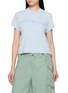 ALEXANDERWANG Mirrored Logo Print Shrunken T-shirt