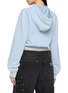 Back View - Click To Enlarge - ALEXANDERWANG - Allover Hotfix Zip Up Hoodie