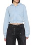 ALEXANDERWANG Allover Hotfix Zip Up Hoodie