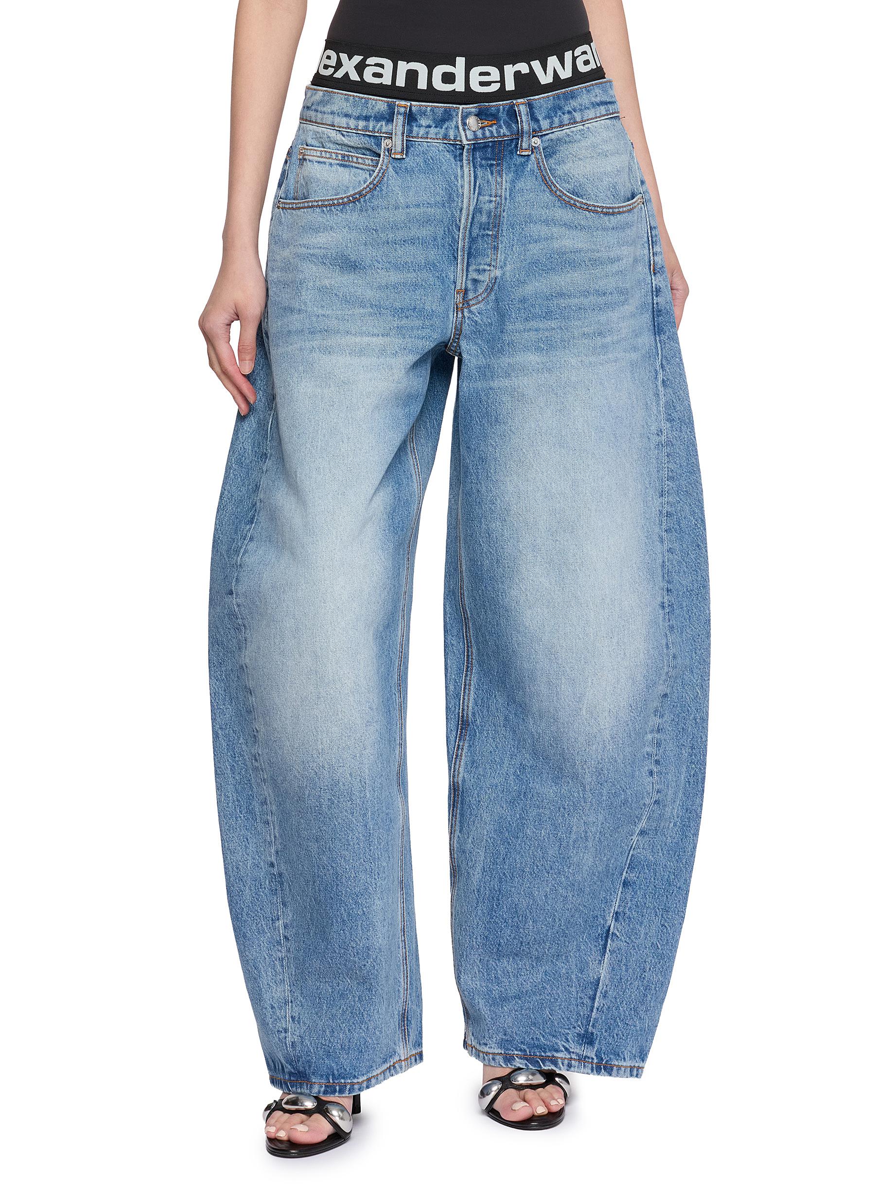 ALEXANDERWANG | Pre-Styled Blow Up Jeans | Women | Lane Crawford