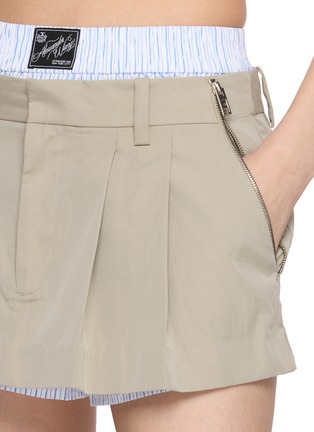  - ALEXANDERWANG - Pleated Boxer Waistband Mini Skort