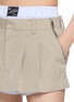  - ALEXANDERWANG - Pleated Boxer Waistband Mini Skort