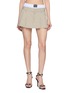 ALEXANDERWANG Pleated Boxer Waistband Mini Skort