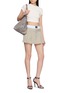 Figure View - Click To Enlarge - ALEXANDERWANG - Pleated Boxer Waistband Mini Skort