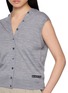  - ALEXANDERWANG - Sleeveless Continuous Placket Knit Cardigan