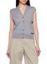 ALEXANDERWANG Sleeveless Continuous Placket Knit Cardigan
