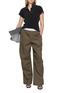 Figure View - Click To Enlarge - ALEXANDERWANG - Cropped Crystal Hotfix Cotton Polo Shirt
