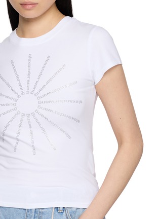  - ALEXANDERWANG - Crystal Hotfix Pinwheel T-Shirt