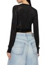 Back View - Click To Enlarge - ALEXANDERWANG - Hotfix Embellished Knotted Deep V-Neck Cardigan