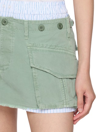  - ALEXANDERWANG - Boxer Detail Mini Cargo Skirt